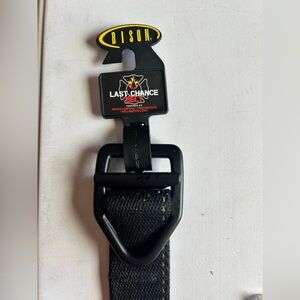 NWT Bison Black Last Chance Belt size Large Made For Firefighters, Rappellers